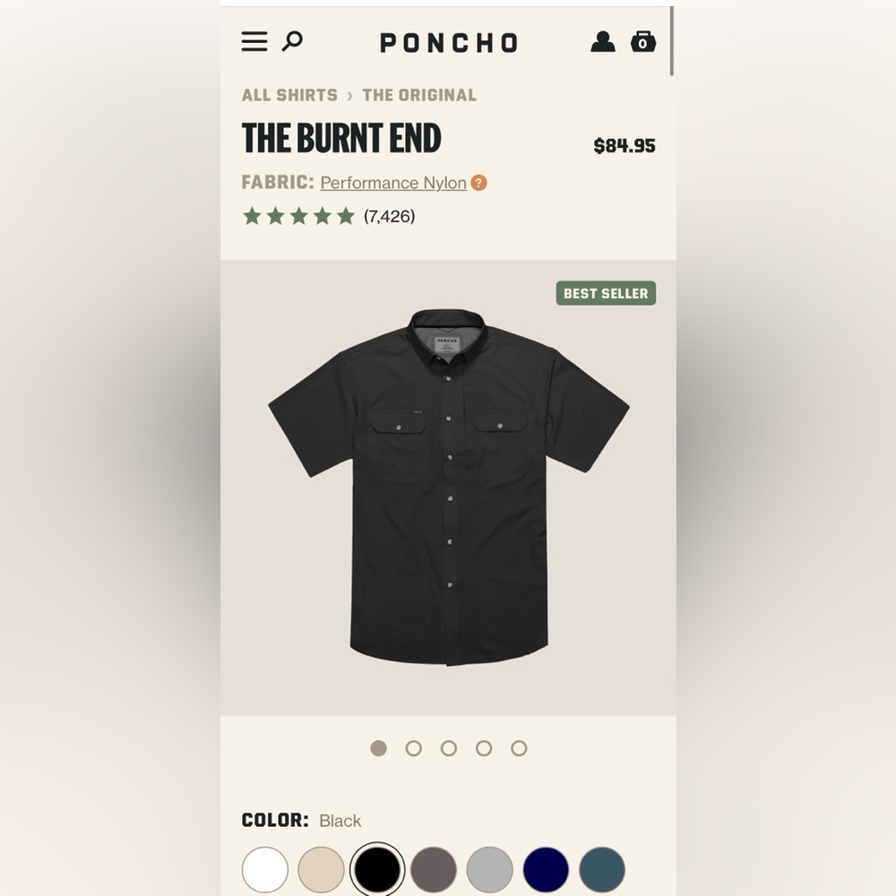 Poncho Outdoors Short Sleeve Shirts - Picture 5 of 6